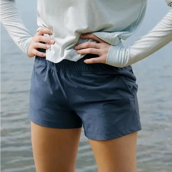 🌈 Free Fly Apparel Blue Pull On Breeze Shorts Size Large