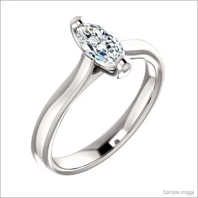 1 Carat Marquise Cut Diamond - F SI2 - 1.01ct - 214052