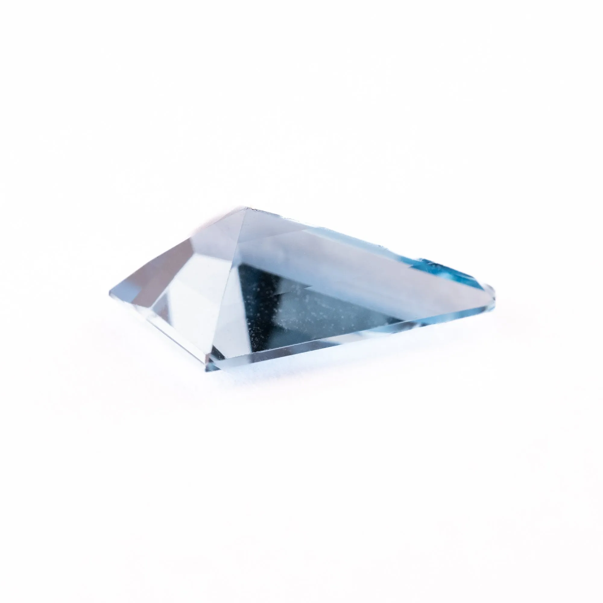 1.01 Carat Light Blue Step Cut Kite Aquamarine