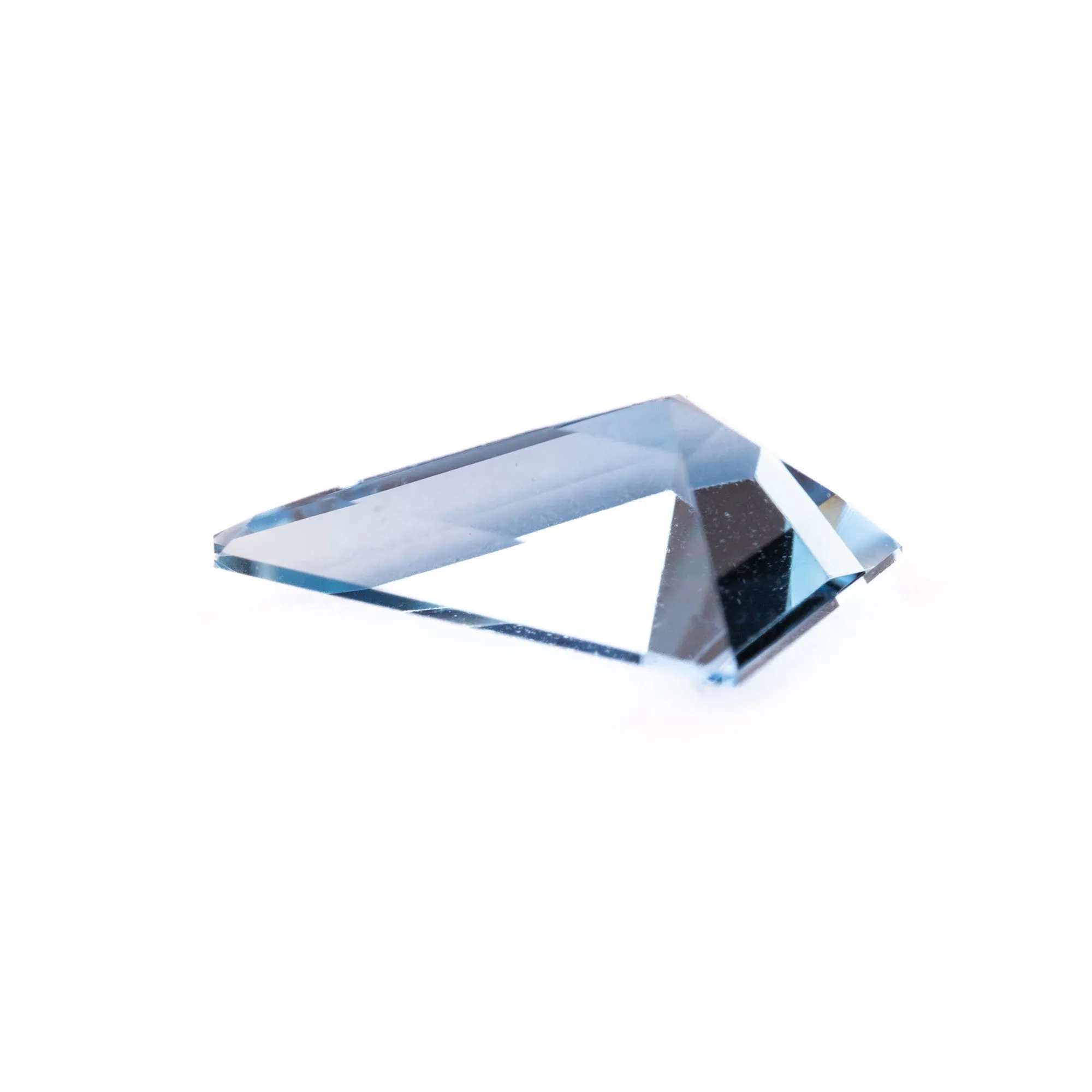 1.01 Carat Light Blue Step Cut Kite Aquamarine