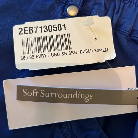 23. Soft Surroundings Pull-on Shorts in Royal Blue, Size XSmall