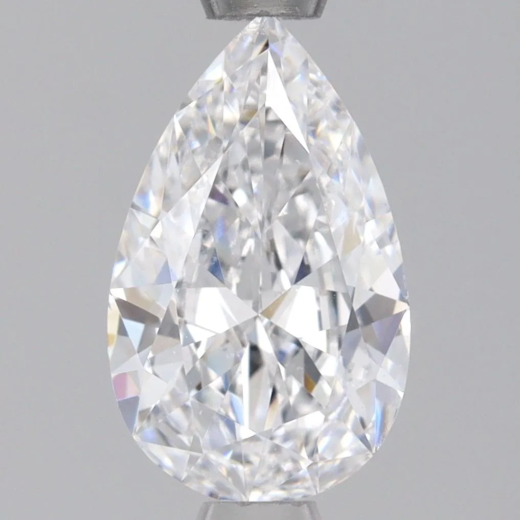 3/4 Carat Pear Shape Cut Diamond - D VS2 - 0.72ct - 193012