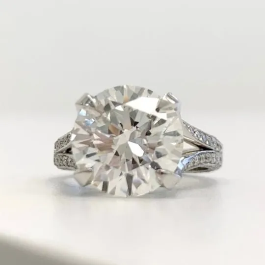 3/4 Carat Round Cut Diamond - K VS2 - 0.81ct - 195010