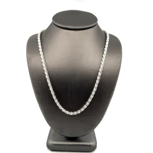3MM Sterling Rope Chain 20inches