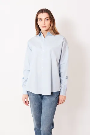 6397 Contrast Overlock Uniform Shirt