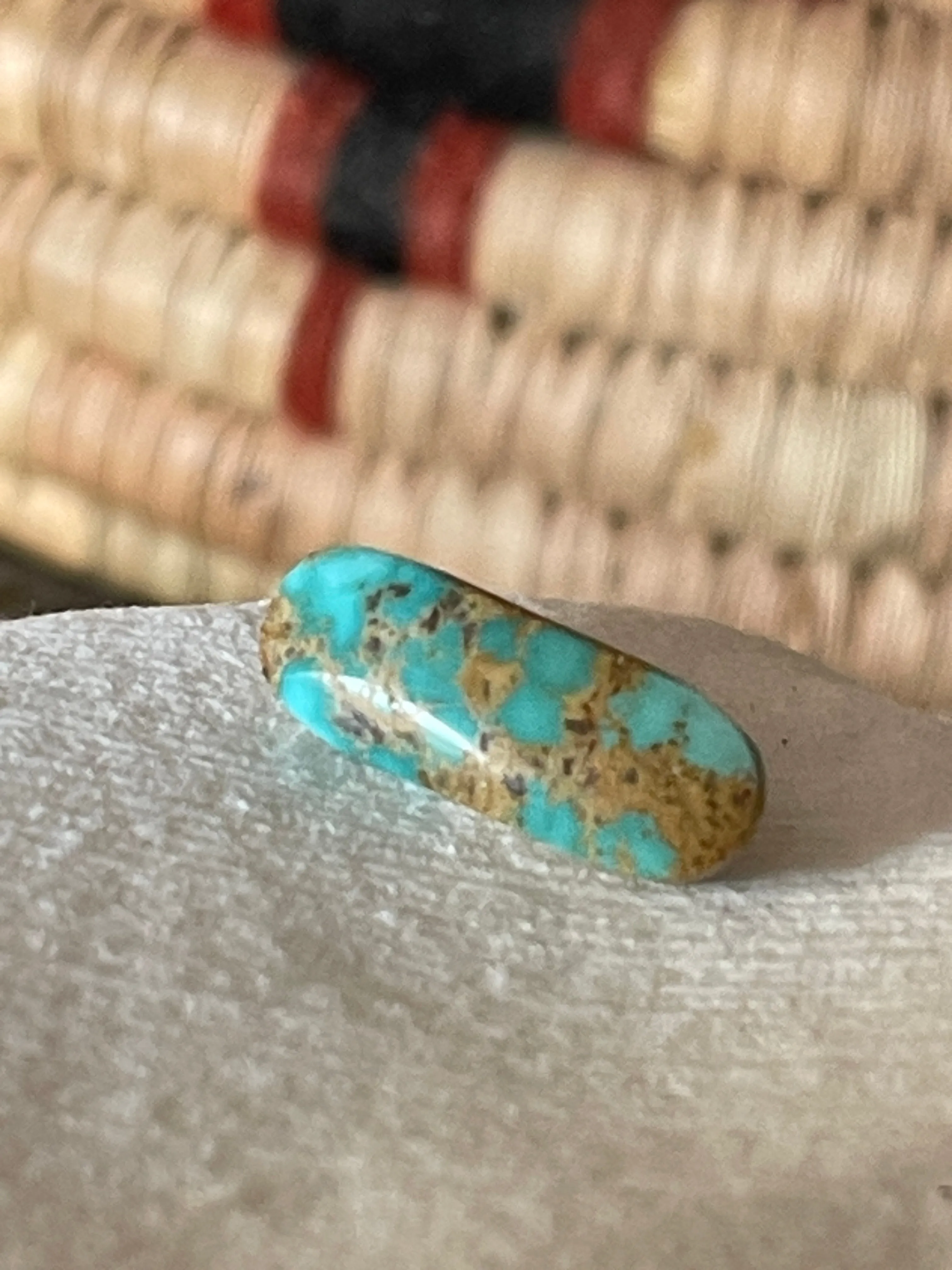 6.5 carats Blue green Turquoise from Iran