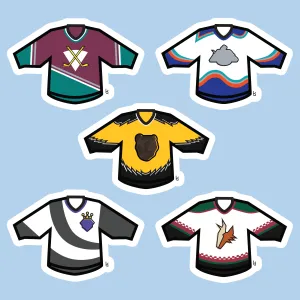 '90s Mini-Jerseys Stickers