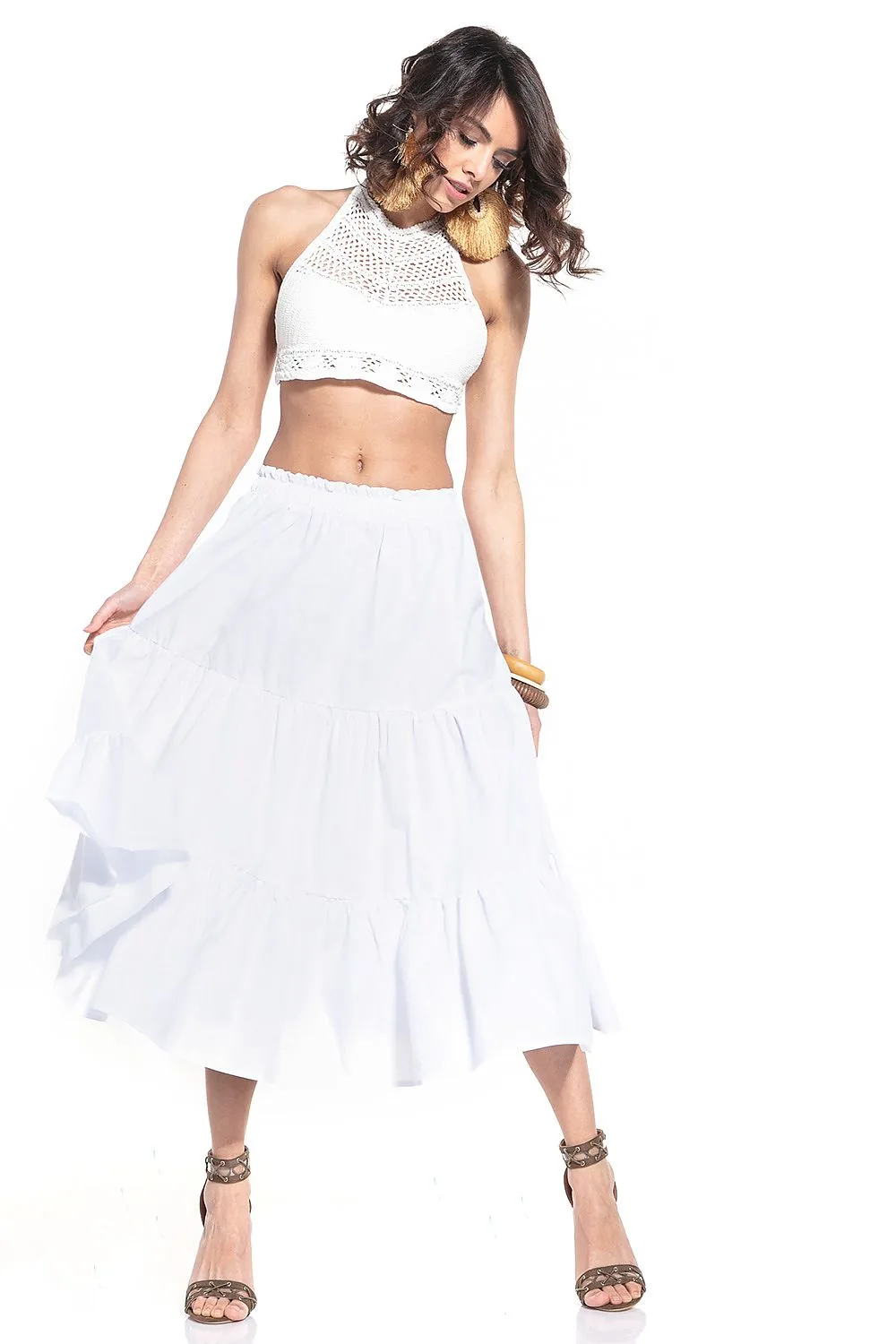 Airy Cotton Luxe Skirt
