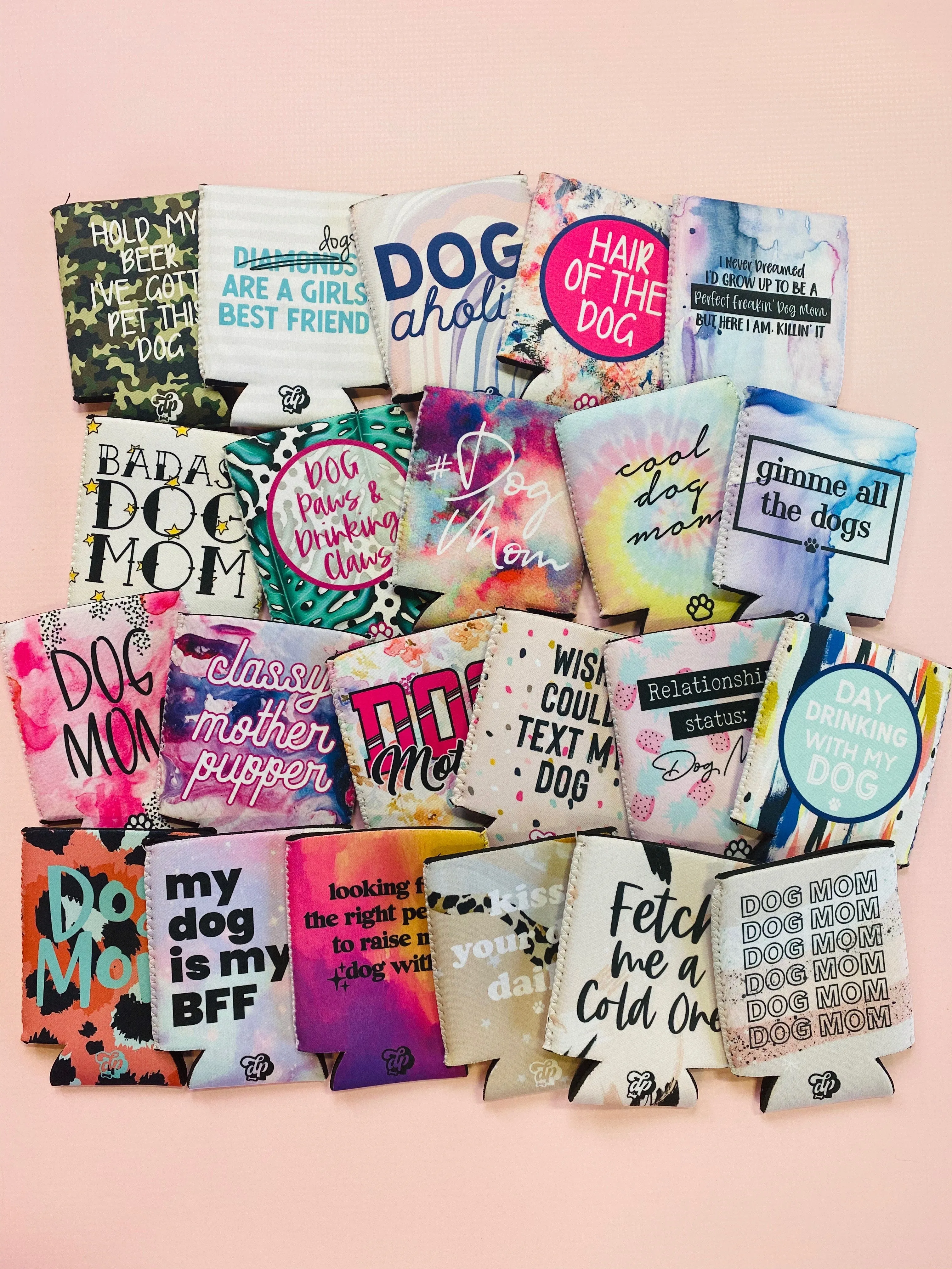 American Dog Mom (stars) Can Cooler