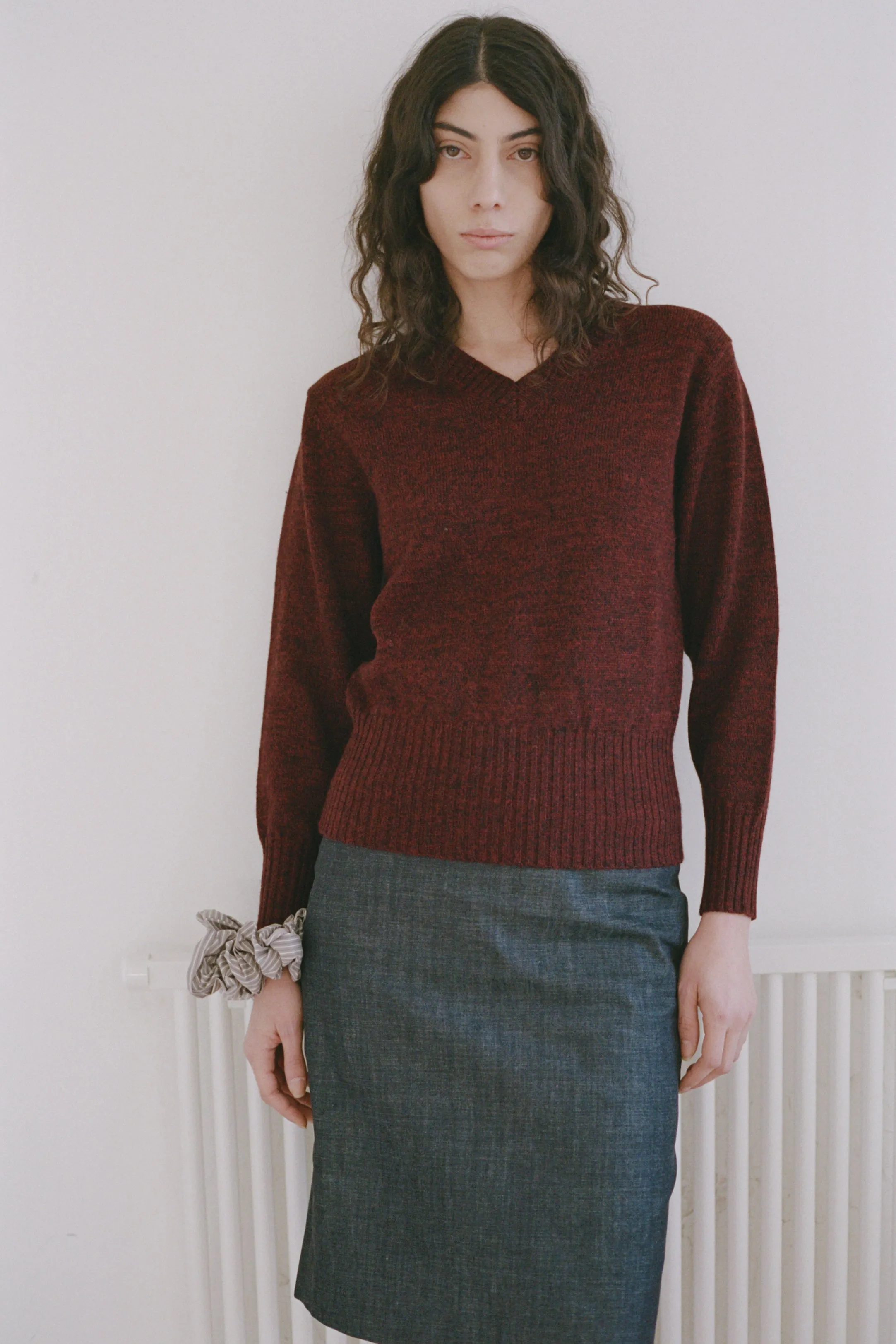 ANNORA SWEATER, MERLOT