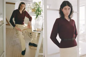 ANNORA SWEATER, MERLOT