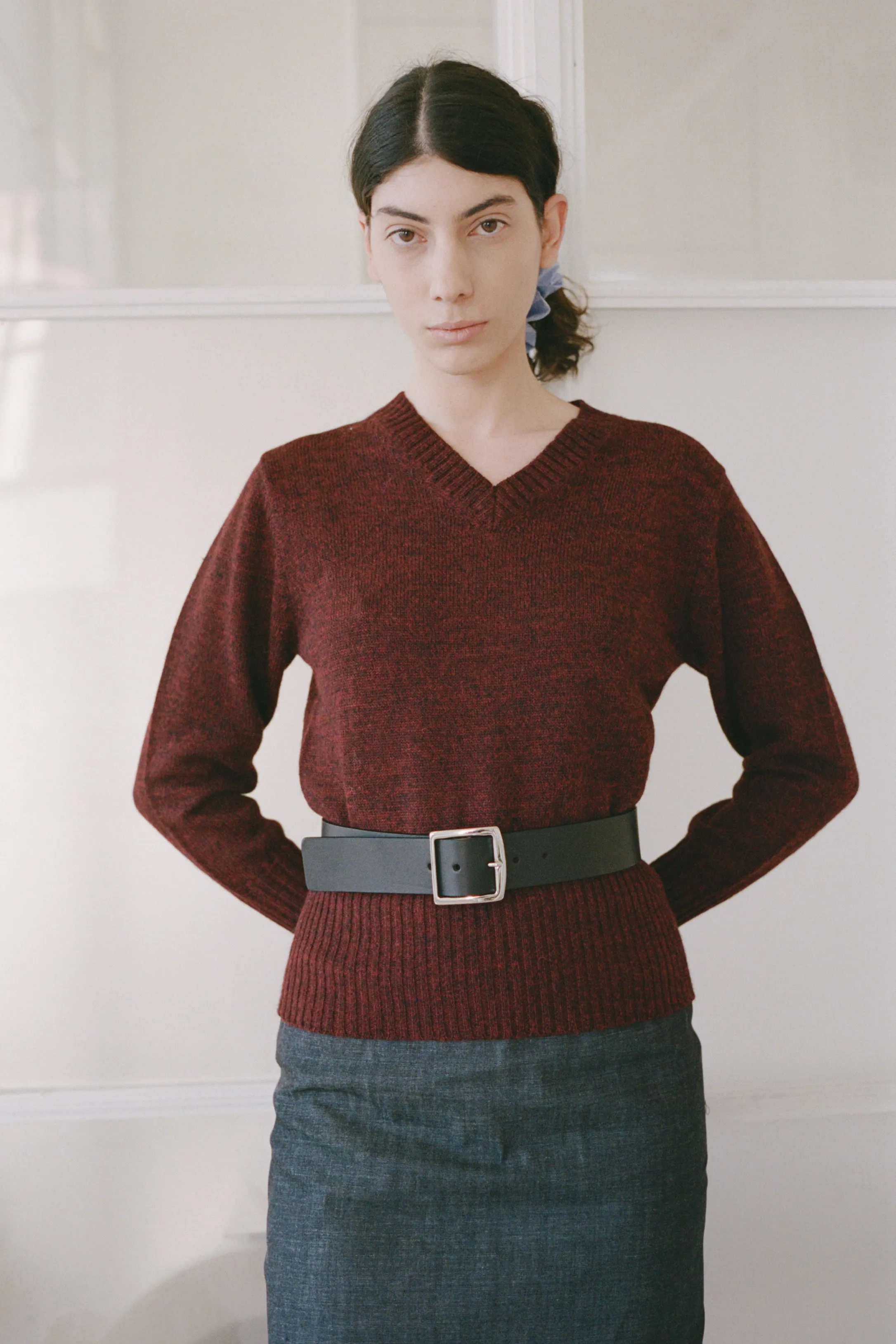 ANNORA SWEATER, MERLOT