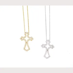 Antique Pave Cross