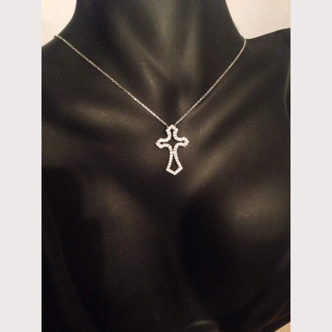 Antique Pave Cross