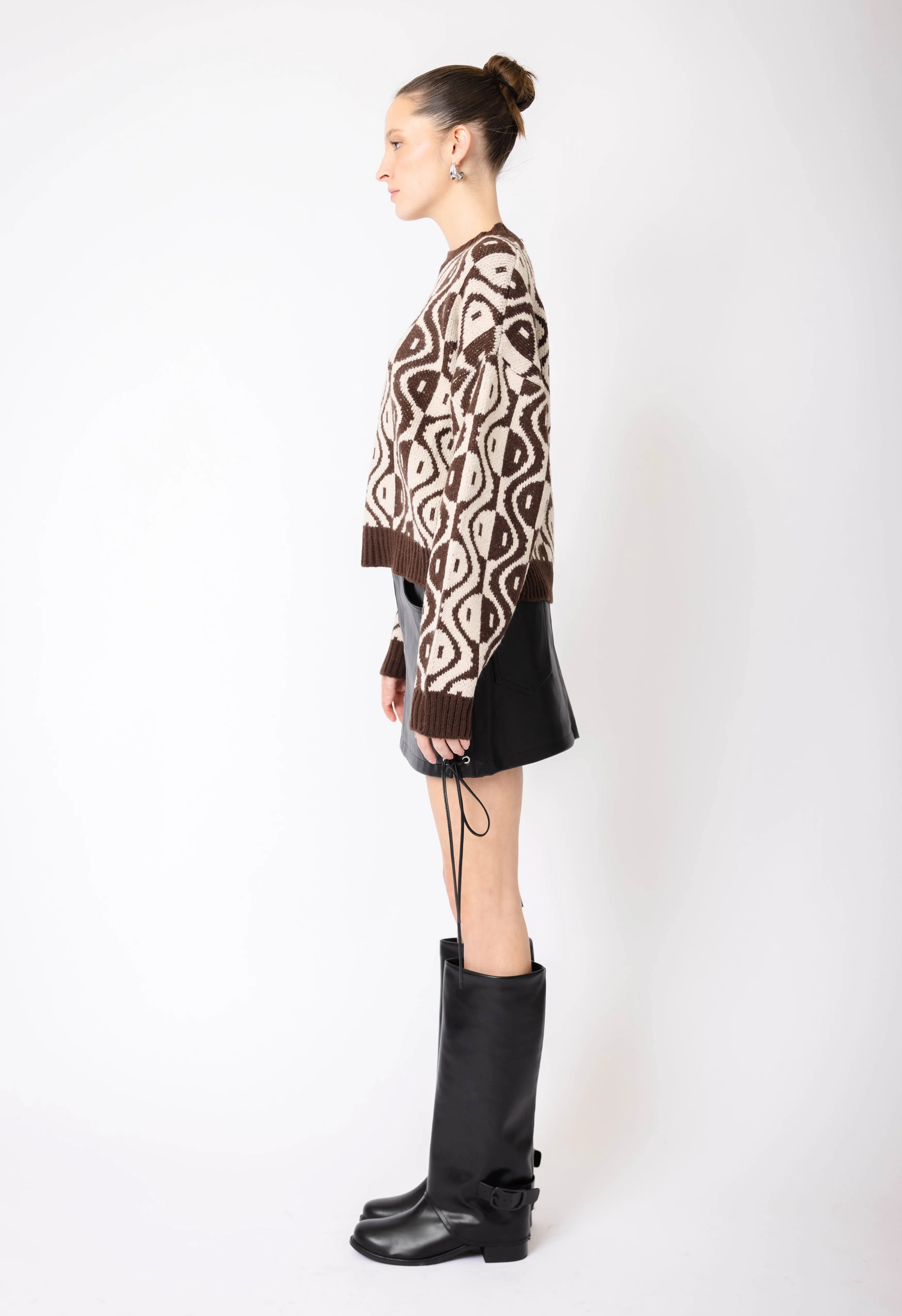 Arabella Sweater in Cocoa Swirl