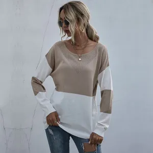 Asymmetrical Net Detail Sweater