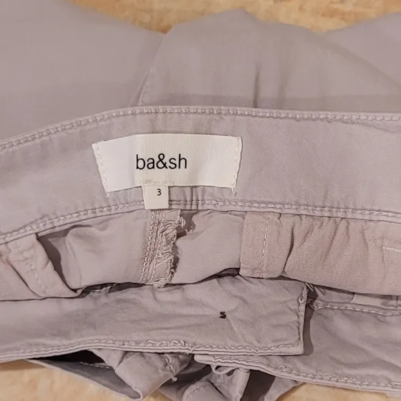 ba&amp;sh Pleated Lyocell-blend High Rise shorts MSRP $185