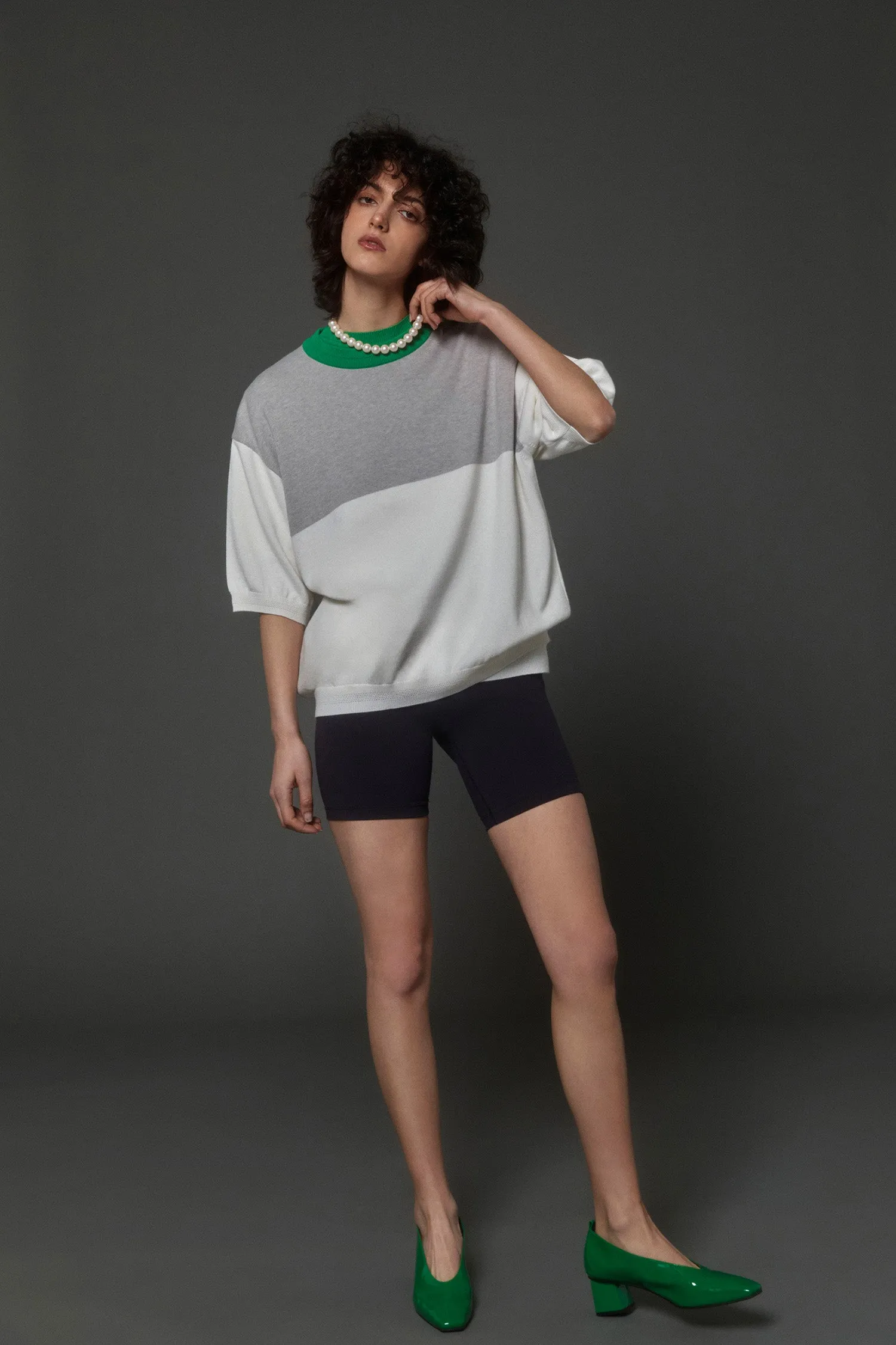 Basic Circle Crew Short-Sleeve