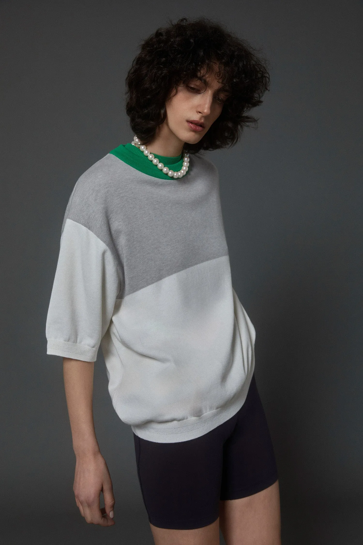 Basic Circle Crew Short-Sleeve