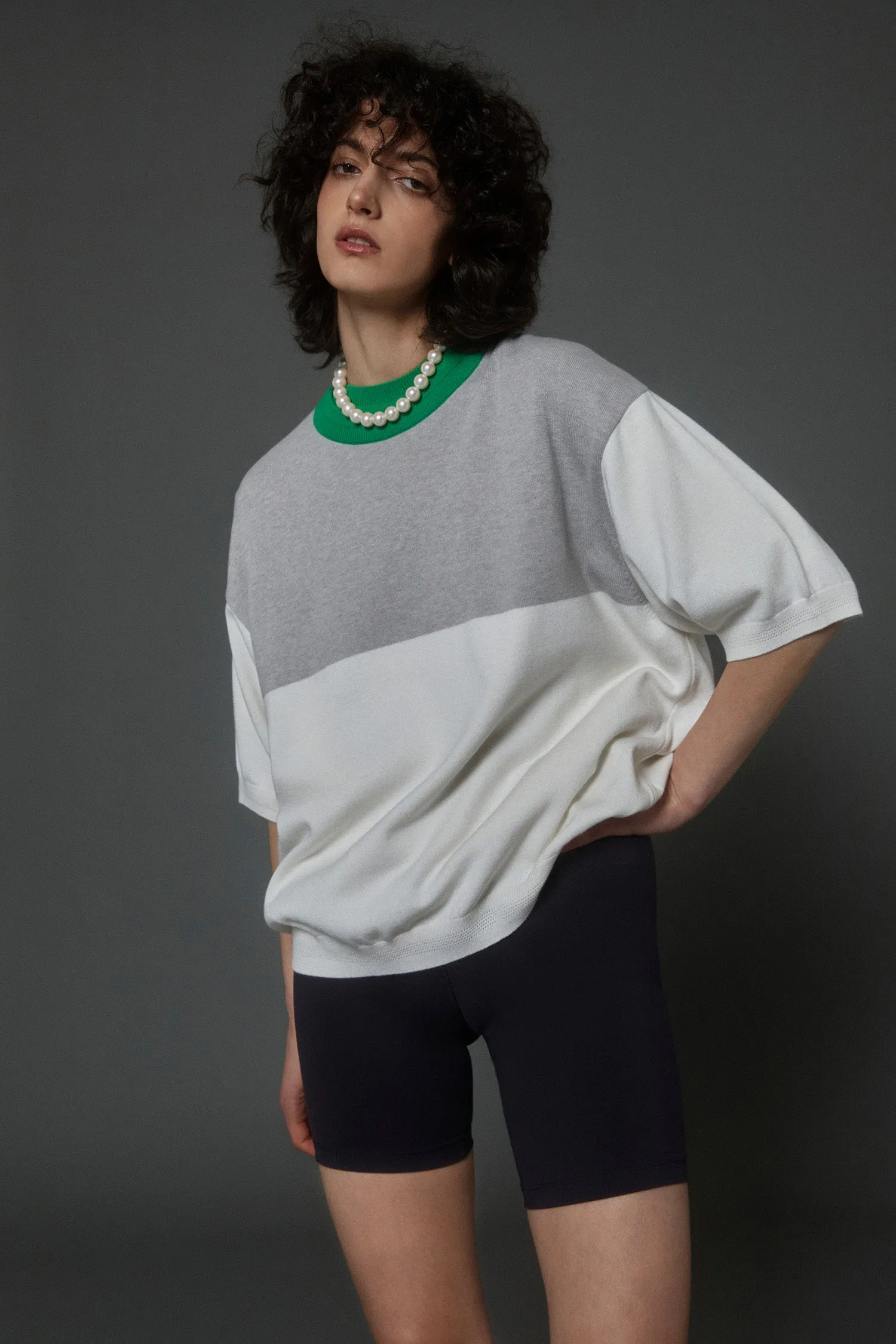 Basic Circle Crew Short-Sleeve