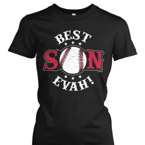 Best Son Evah Baseball Mom Shirt