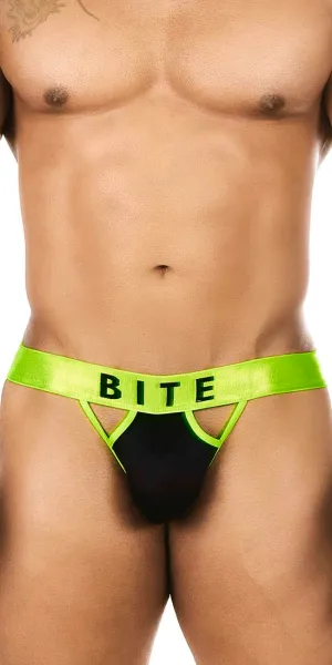 Bitewear Bw2023109 Bite My Cherry Thongs Green
