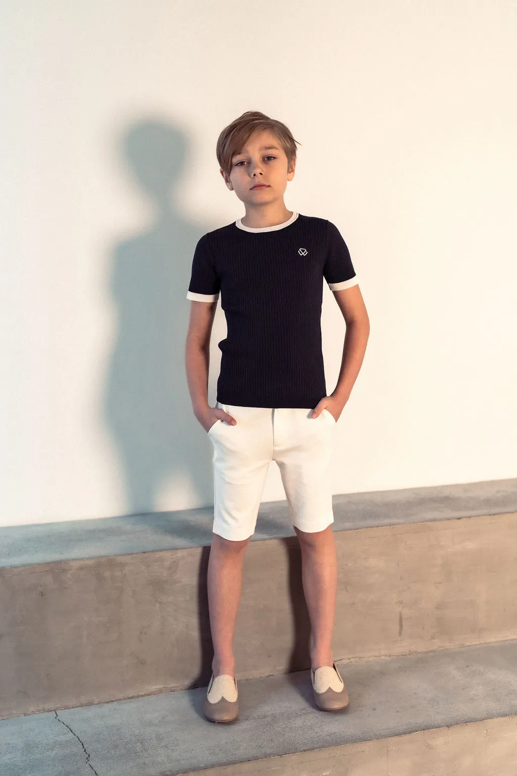 Blumint White Ponte Shorts