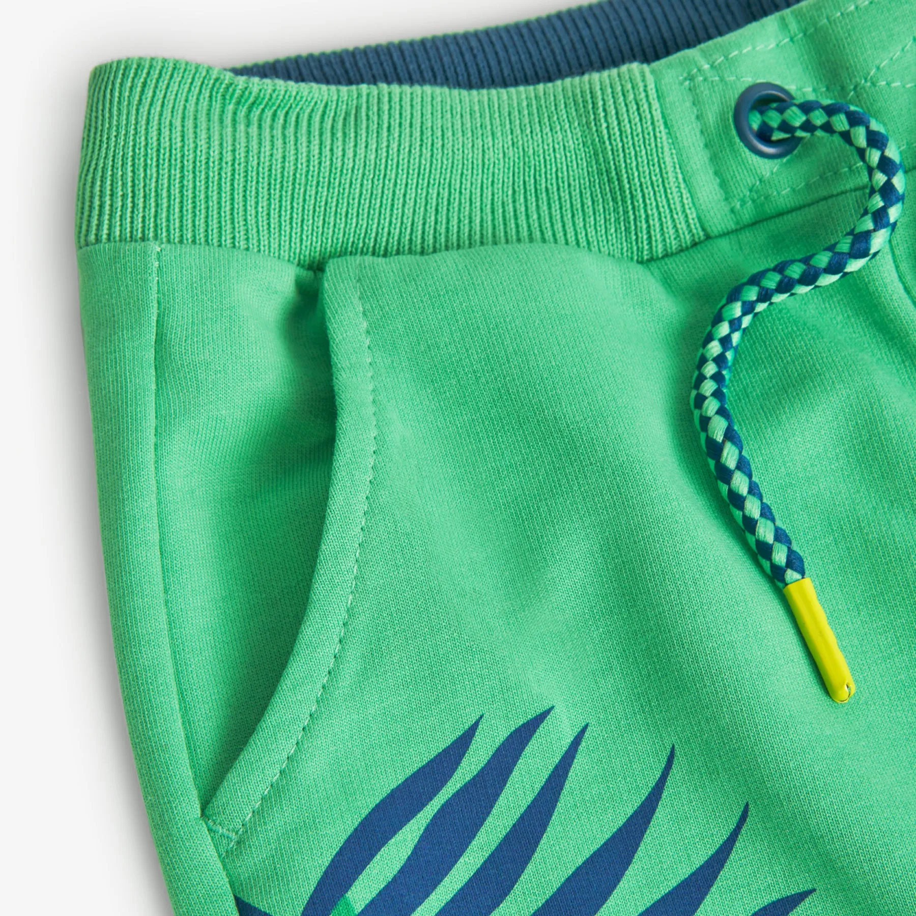 Boboli Green Paradise Print Shorts