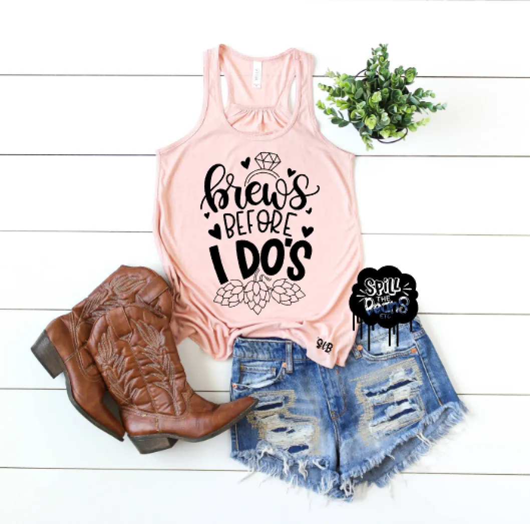Brews Before I Do's Bachelorette Party Girls Trip Shirts