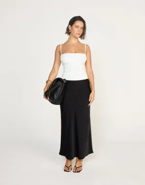Cabaret Maxi Skirt (Black)