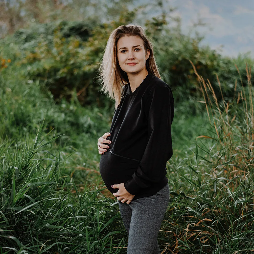 Caden Crew Neck Nursing Sweater