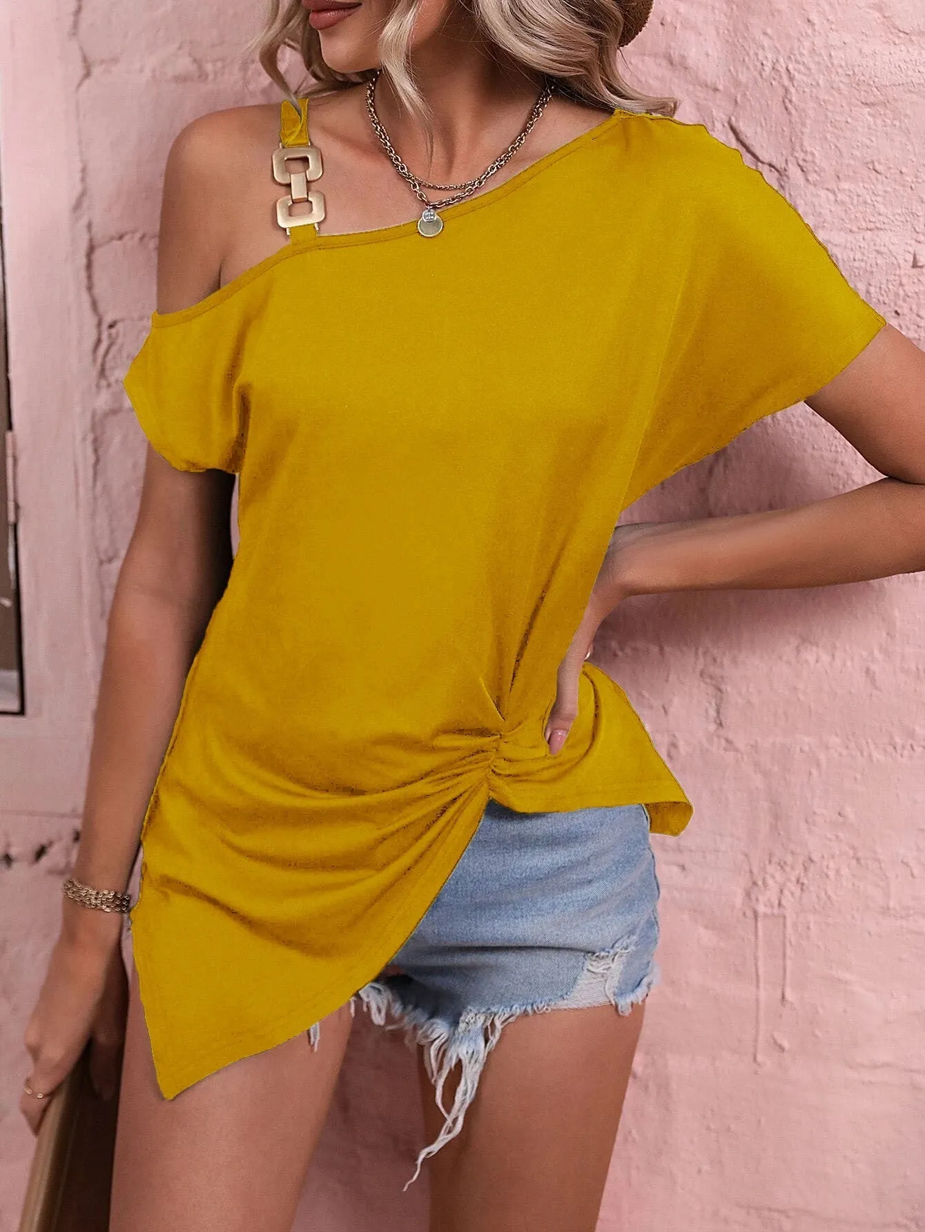 Camila – Off-Shoulder Women's Chic Blouse