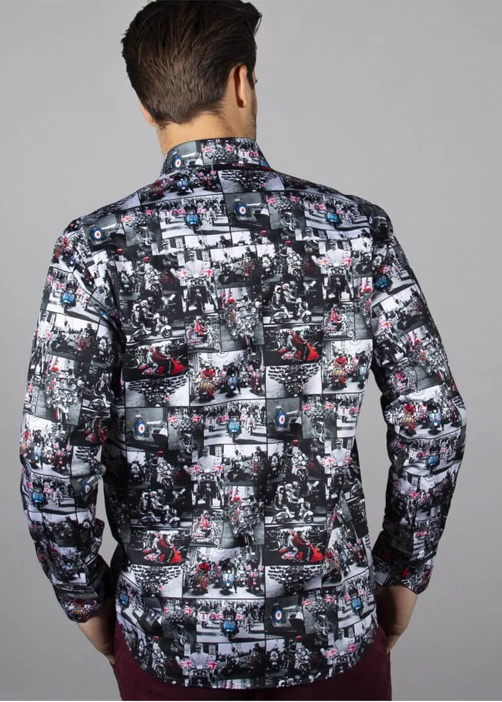 Claudio Lugli Mens Mods & Rockers Shirt White