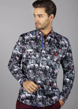 Claudio Lugli Mens Mods & Rockers Shirt White