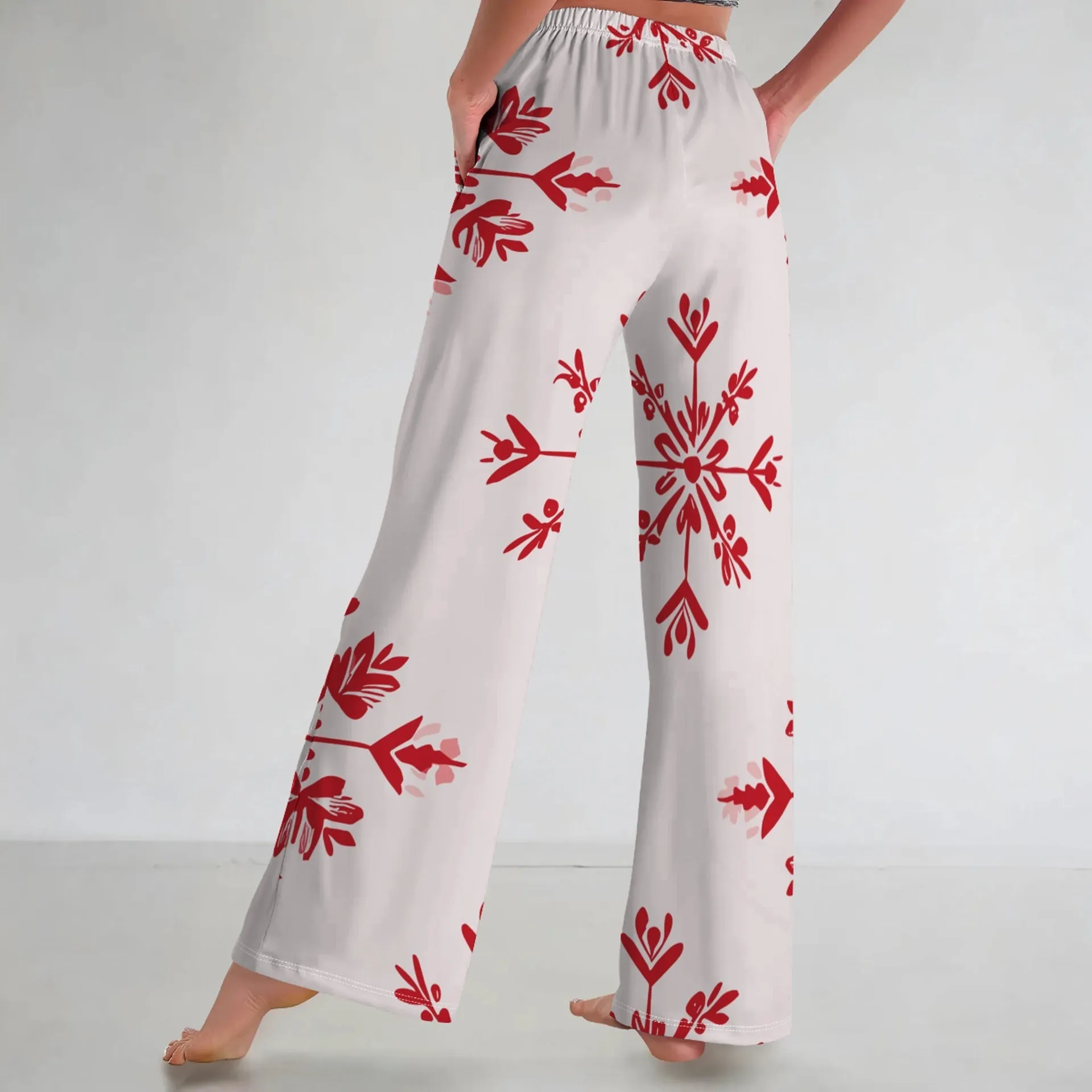 Cozy Christmas Print Pajama Pants for Festive Comfort at Home