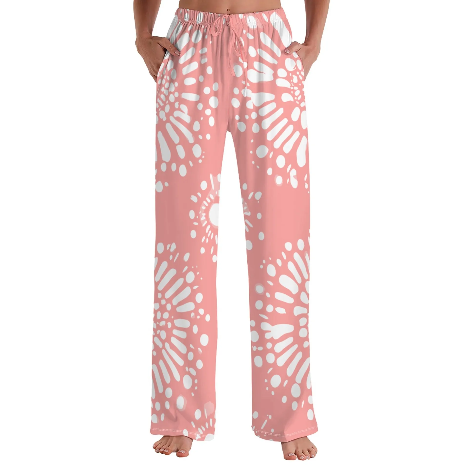 Cozy Christmas Print Pajama Pants for Festive Comfort at Home