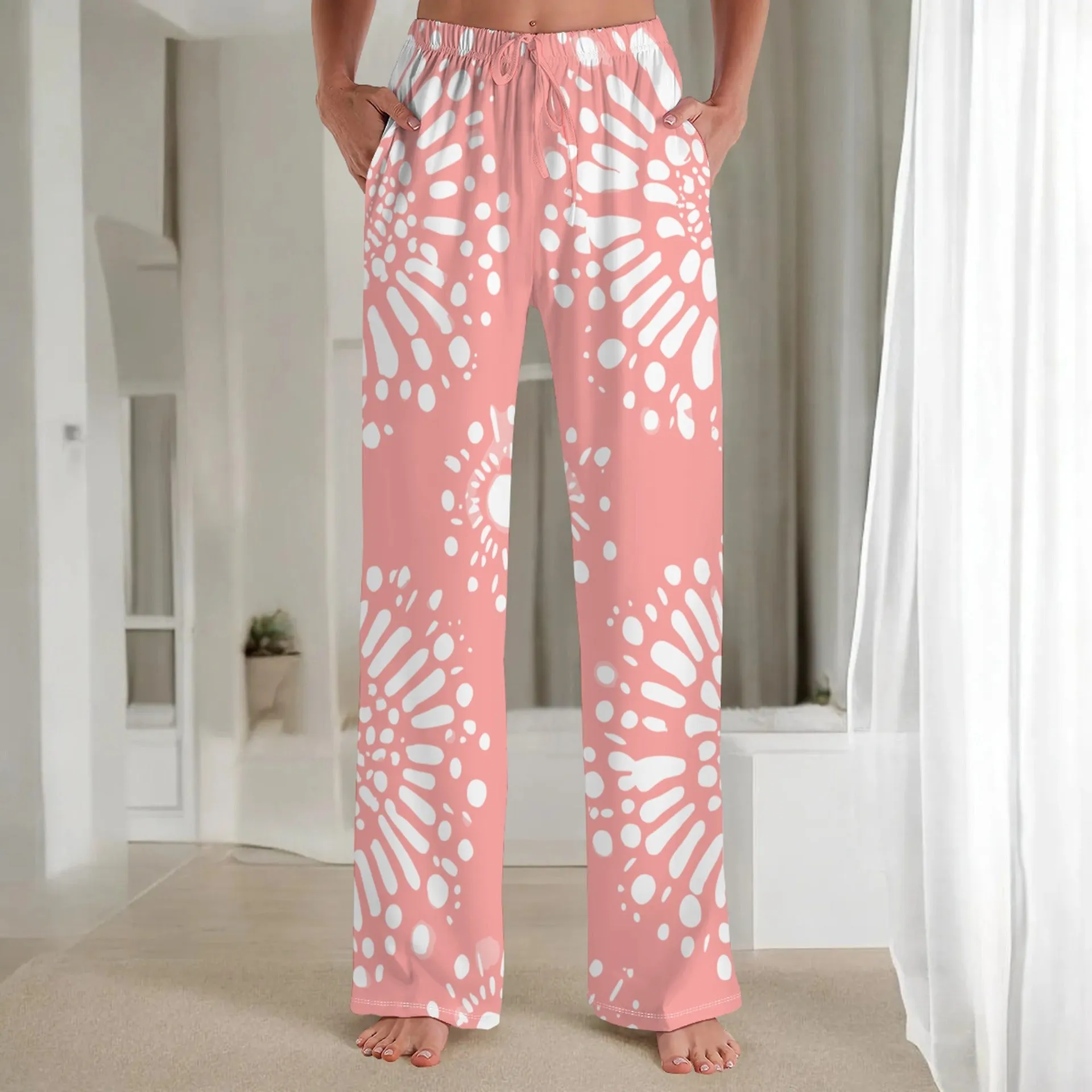 Cozy Christmas Print Pajama Pants for Festive Comfort at Home