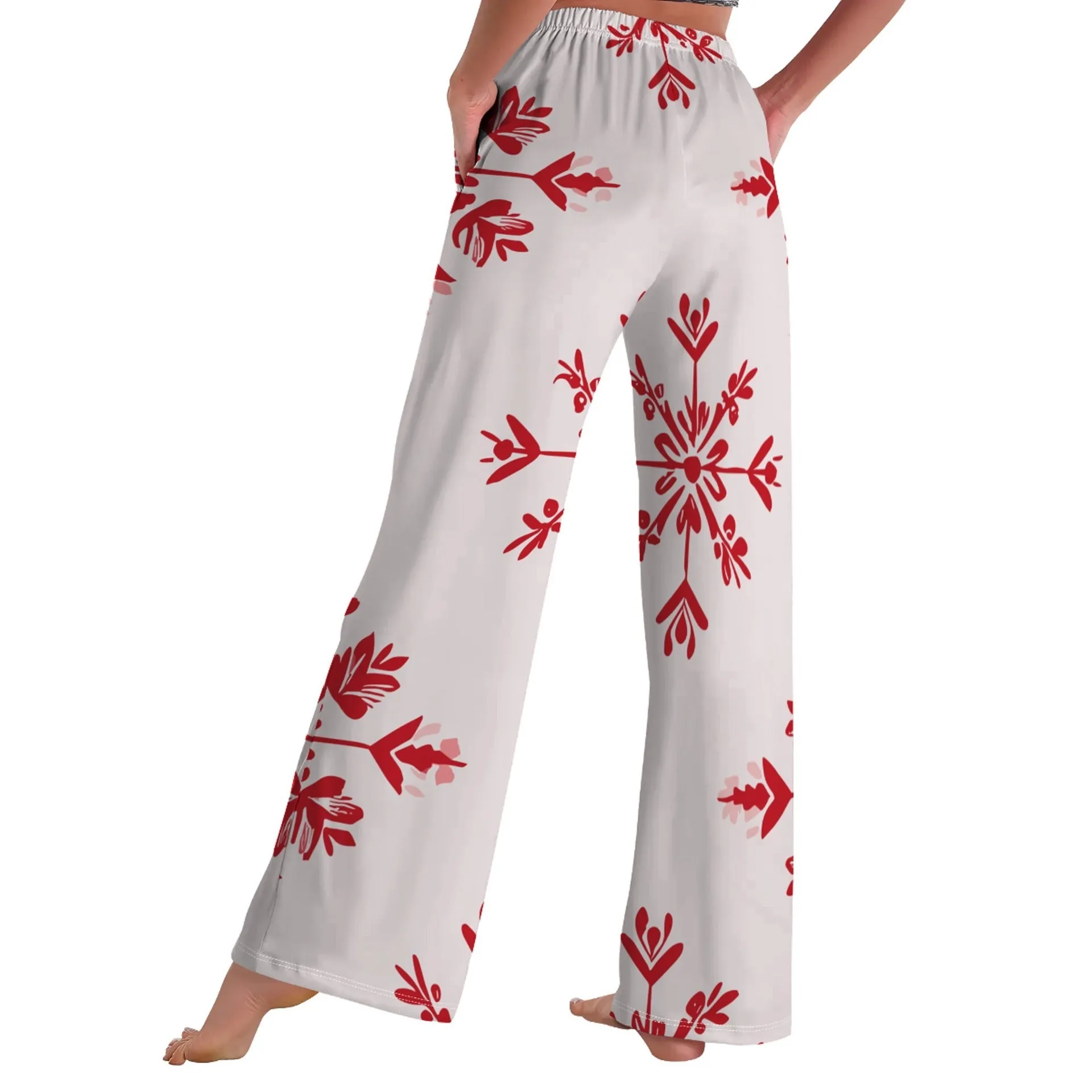 Cozy Christmas Print Pajama Pants for Festive Comfort at Home