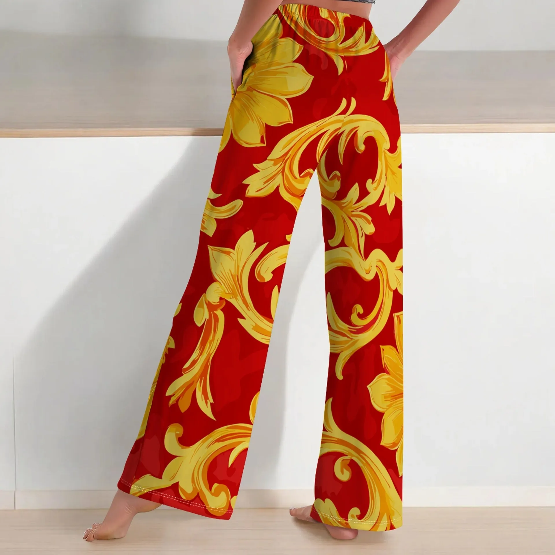 Cozy Christmas Print Pajama Pants for Festive Comfort at Home