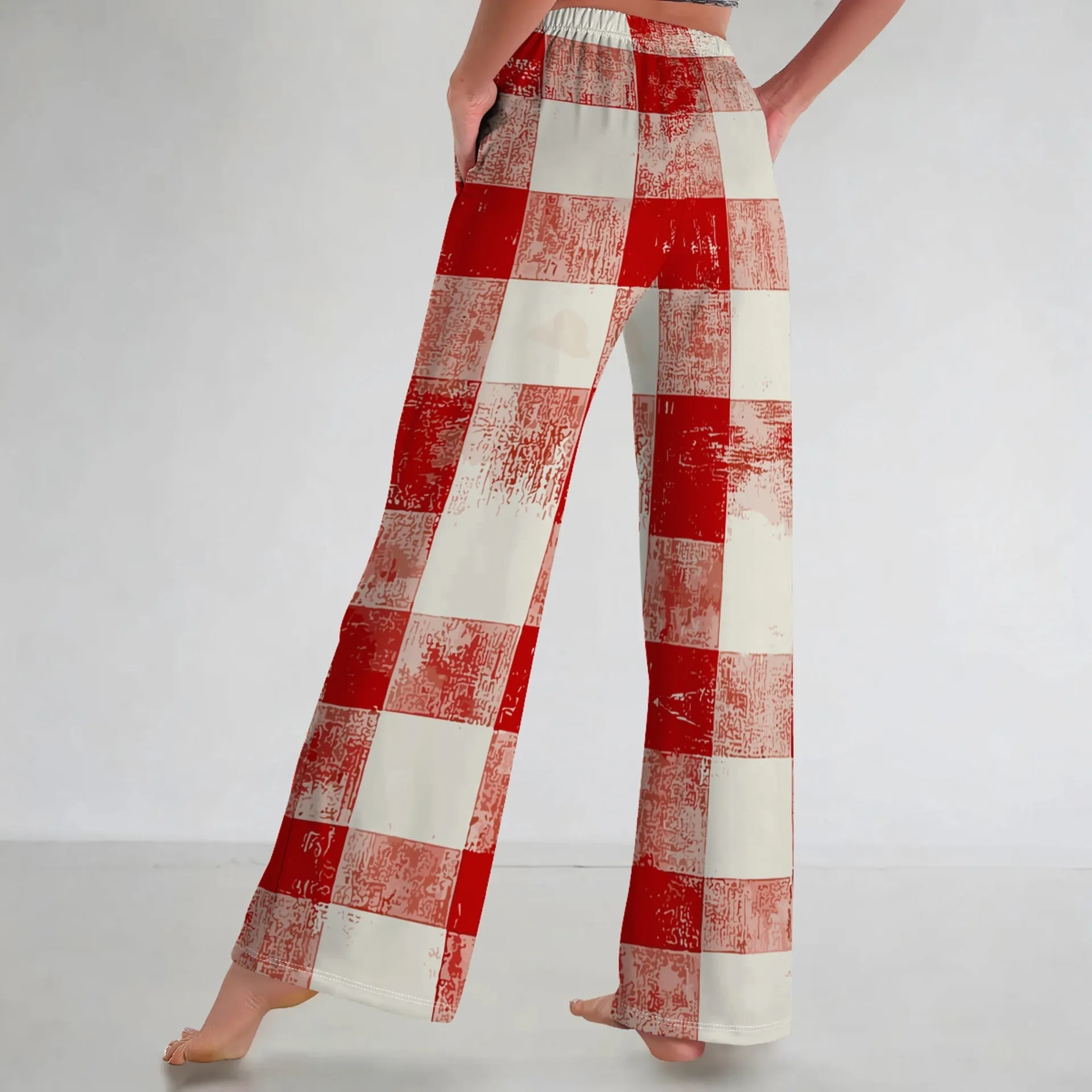 Cozy Christmas Print Pajama Pants for Festive Comfort at Home