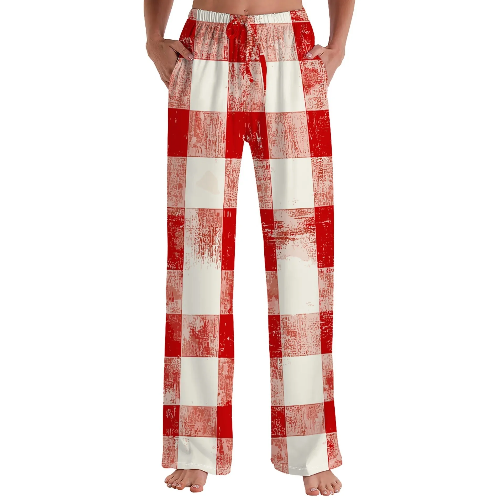 Cozy Christmas Print Pajama Pants for Festive Comfort at Home