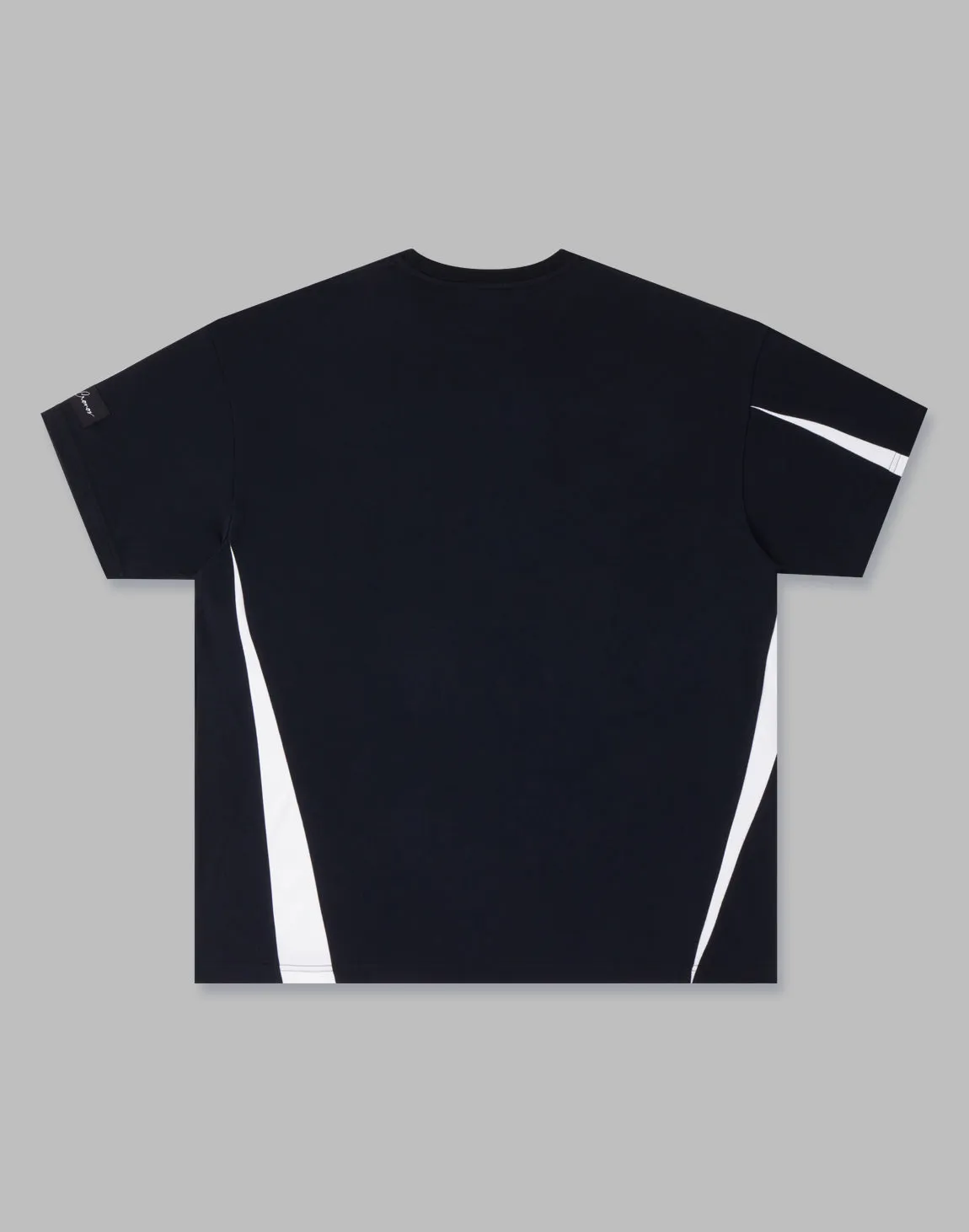 CRONOS ACUTE LINE OVERSIZE T-SHIRTS【BLACK】
