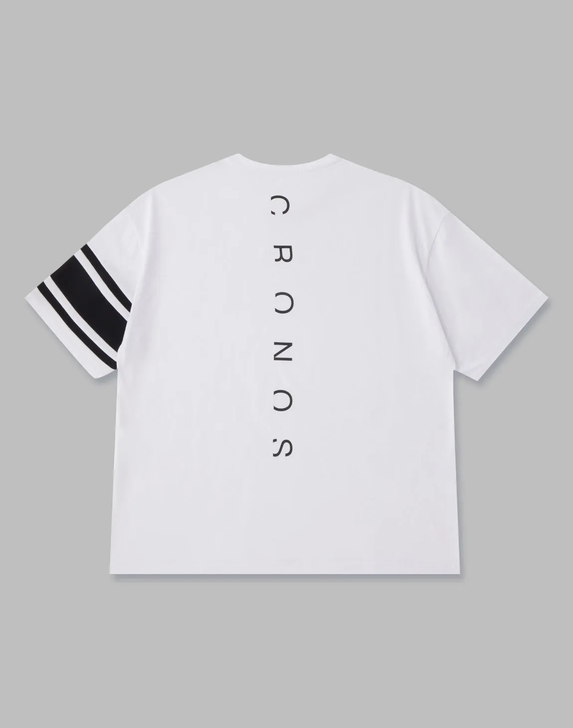 CRONOS BRASSARD OVERSIZE T-SHIRTS【WHITE】