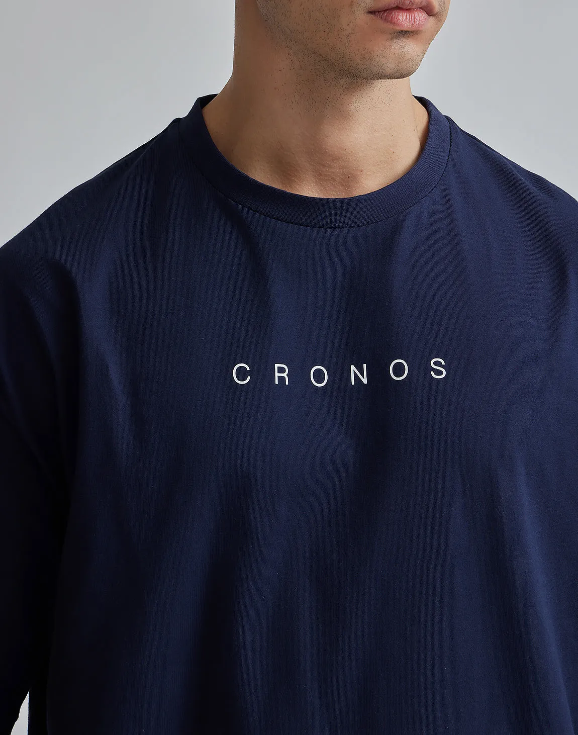 CRONOS BRASSARD OVERSIZE T-SHIRTS【WHITE】