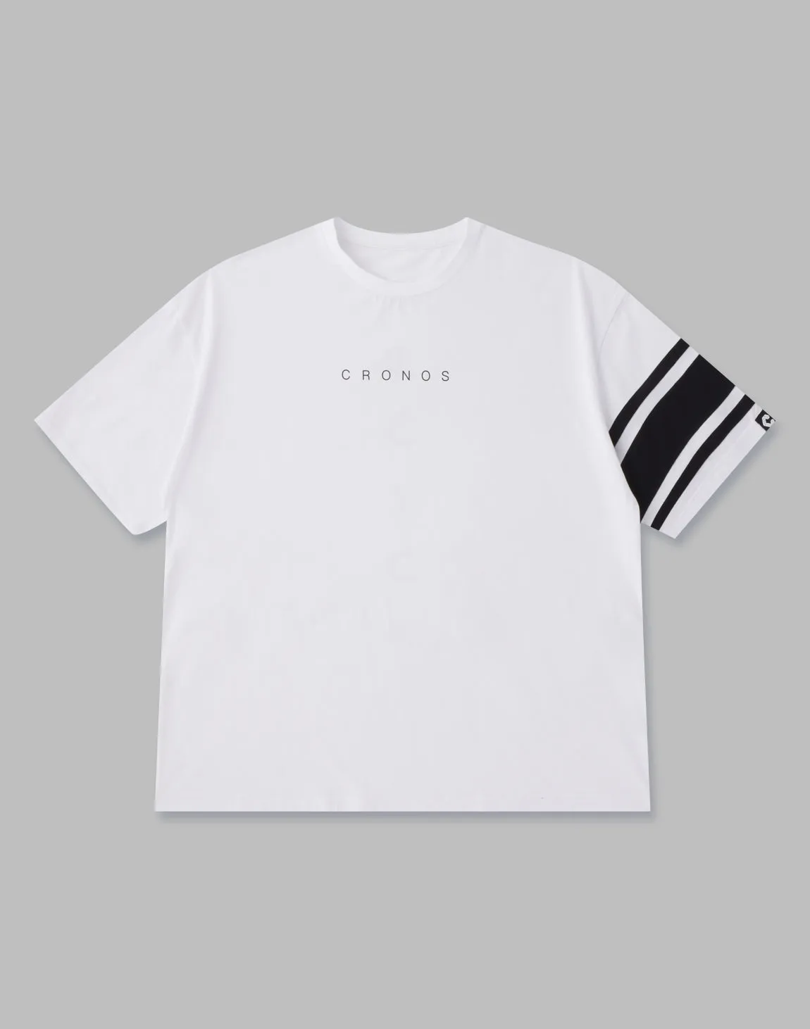 CRONOS BRASSARD OVERSIZE T-SHIRTS【WHITE】