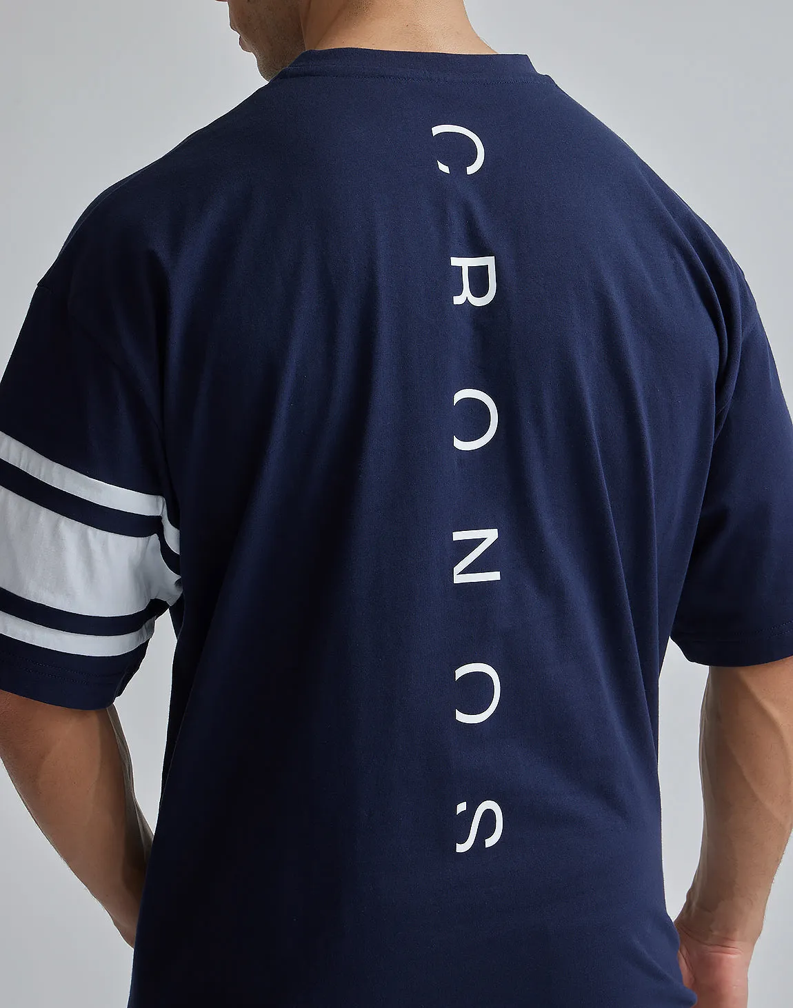 CRONOS BRASSARD OVERSIZE T-SHIRTS【WHITE】