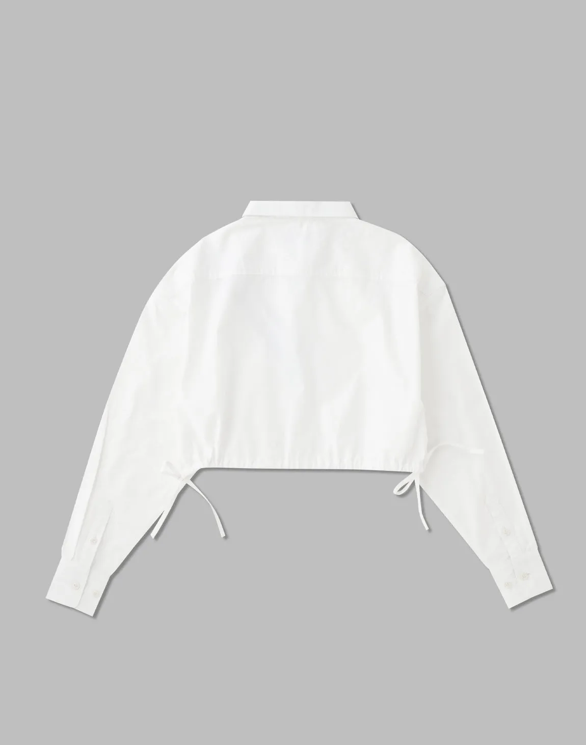 CRONOS WOMEN 2LINE SHORT SHIRTS【WHITE】