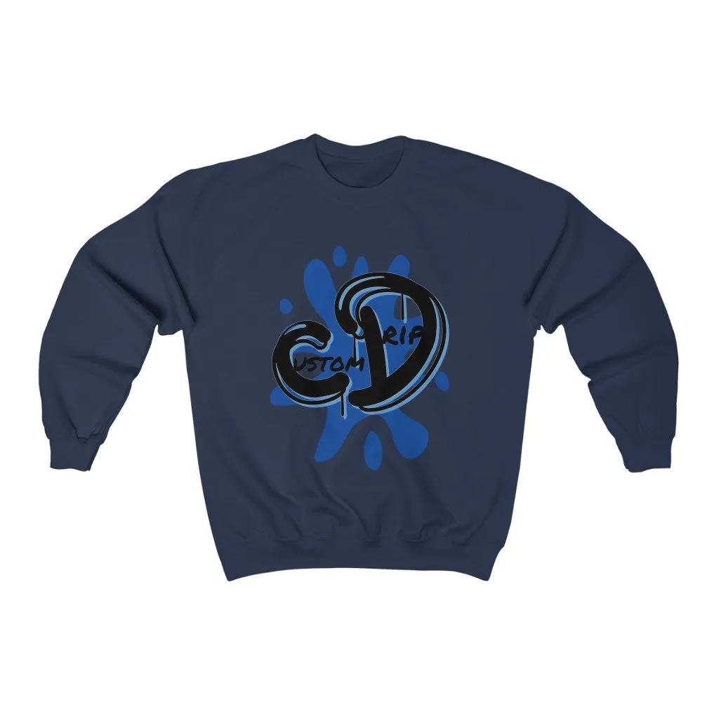 Custom Drip Splash Unisex Heavy Blend™ Crewneck Sweatshirt