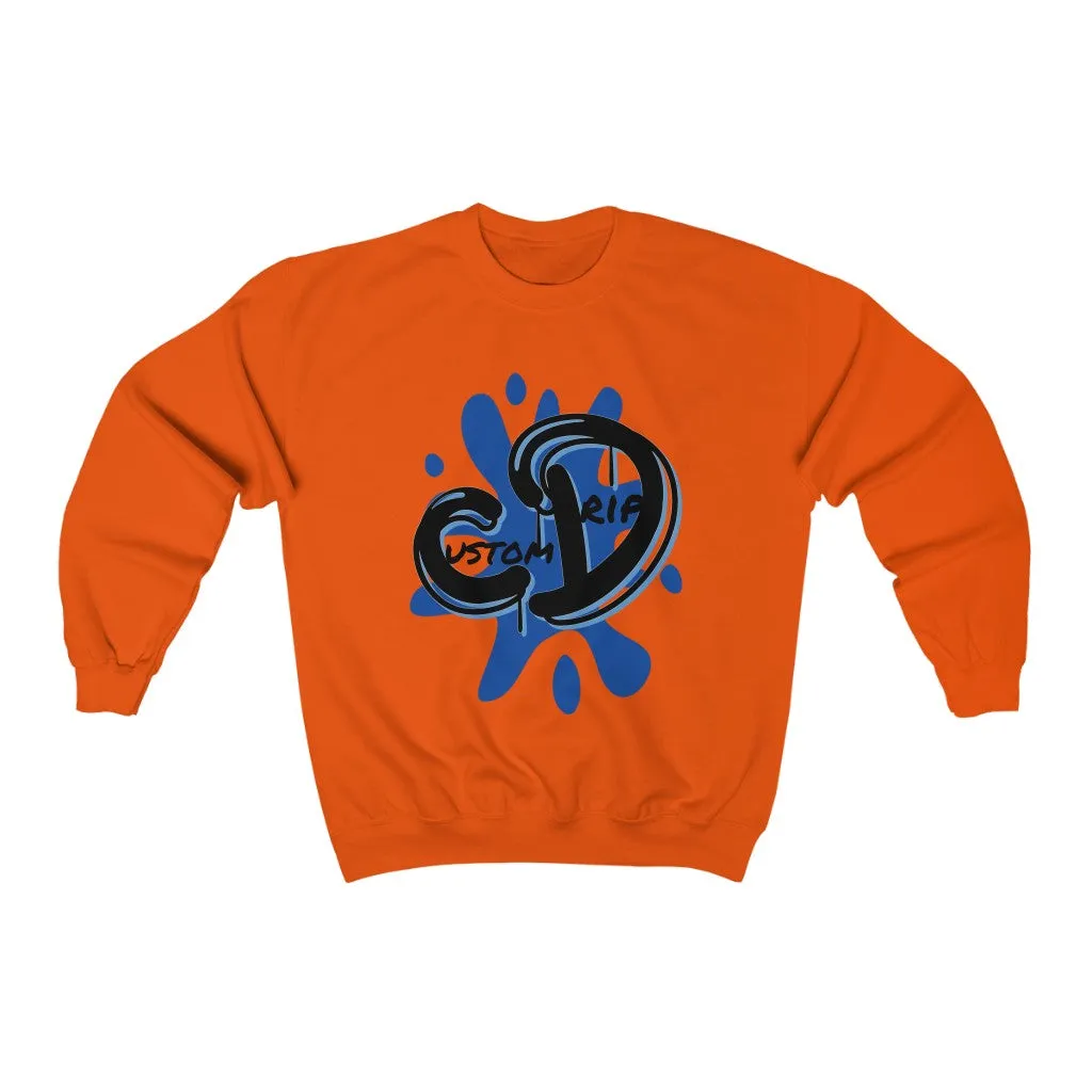 Custom Drip Splash Unisex Heavy Blend™ Crewneck Sweatshirt
