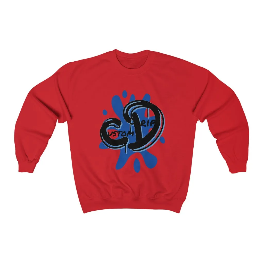 Custom Drip Splash Unisex Heavy Blend™ Crewneck Sweatshirt